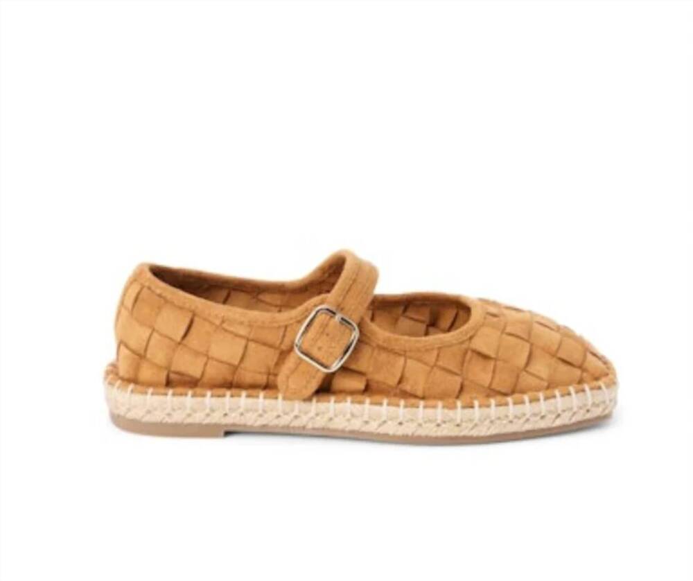 NEW MATISSE women's meg mary jane flat in cognac